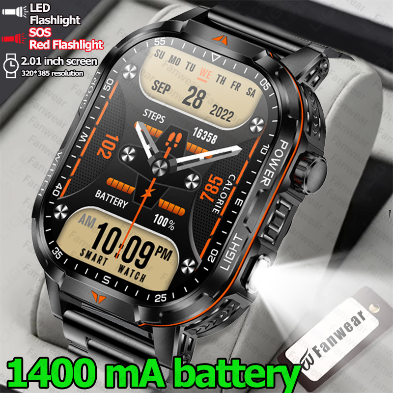 Outdoor Power Meter Box - Military outdoor sturdy men's smart watch