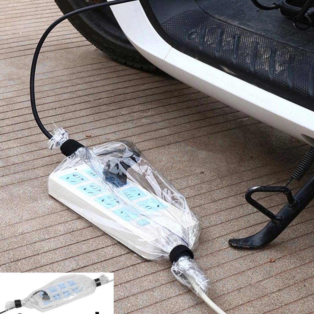 Outdoor Power Socket Cover - Waterproof EV Charger Rain Cover, Dustproof