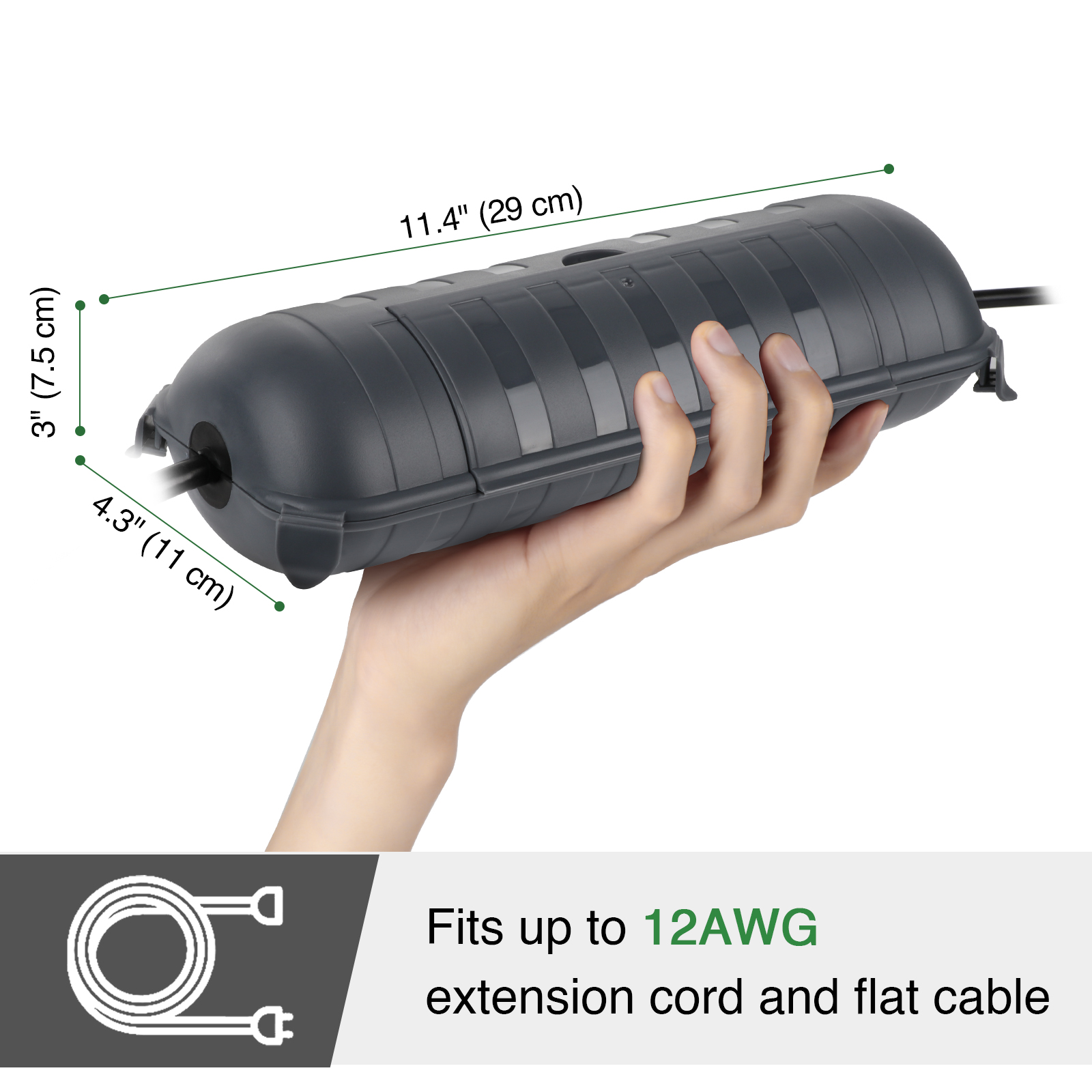 Large Weatherproof Outdoor Ele - Outdoor Power Socket Cover ulasan dan harga