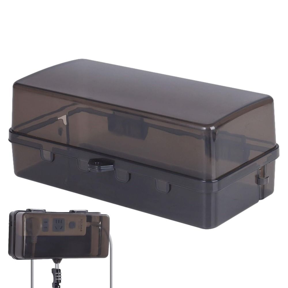 Durable Plastic Plug Box Anti- - Outdoor Power Socket Cover ulasan dan harga