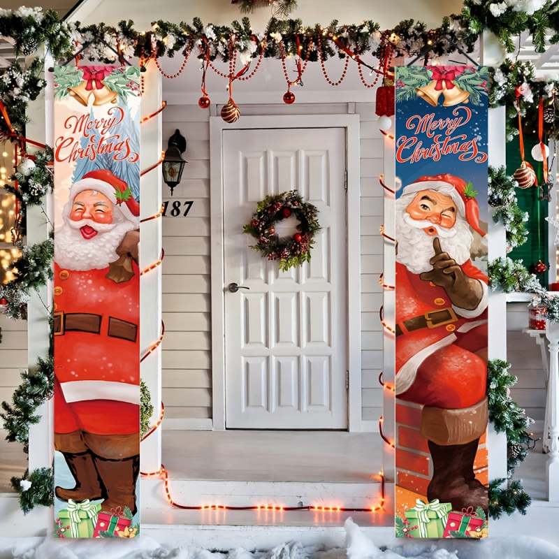 1 pair of 2Dflat, Santa Claus  - Outdoor Power House ulasan dan harga
