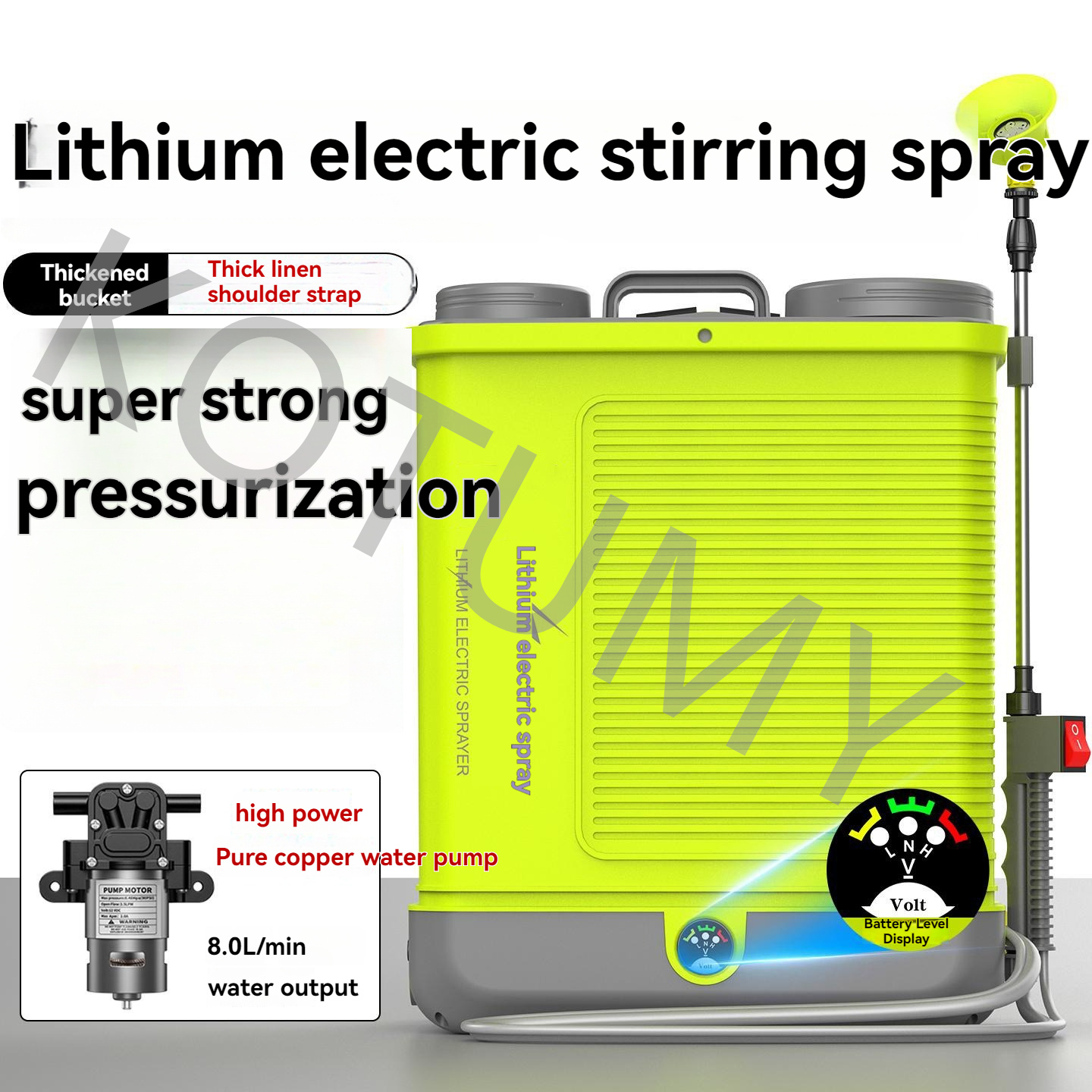 20L High-pressure Lithium Batt - Electric Sprayer Backpack ulasan dan harga