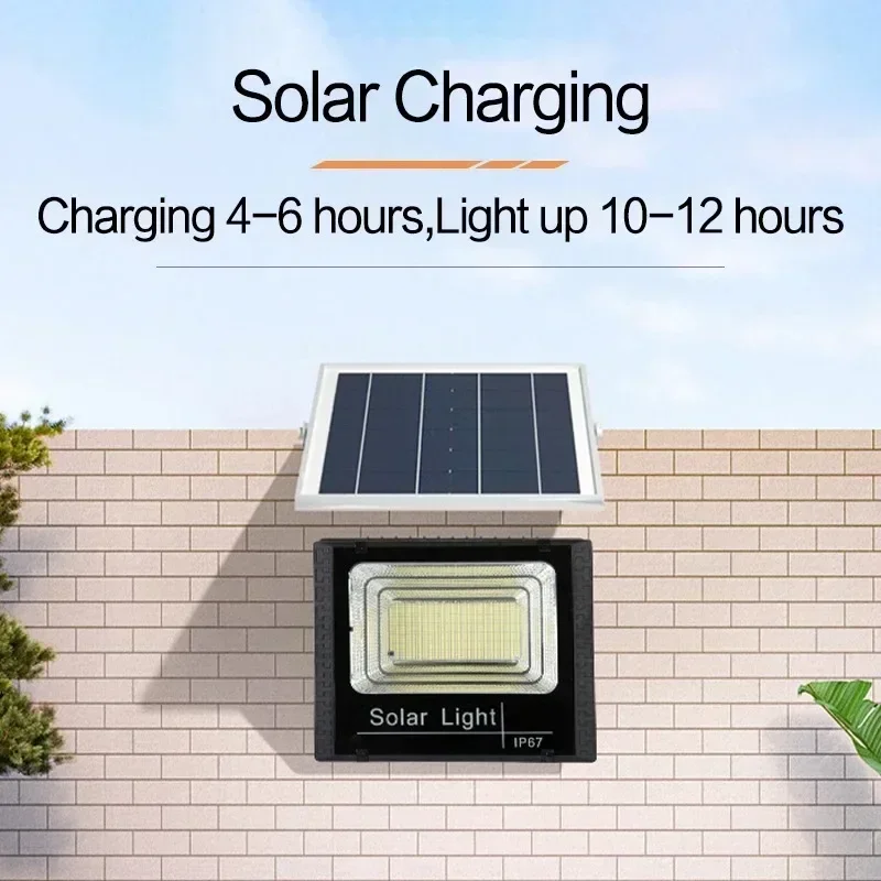 30W/60W/100W200W Solar Flood L - Outdoor Power Line ulasan dan harga