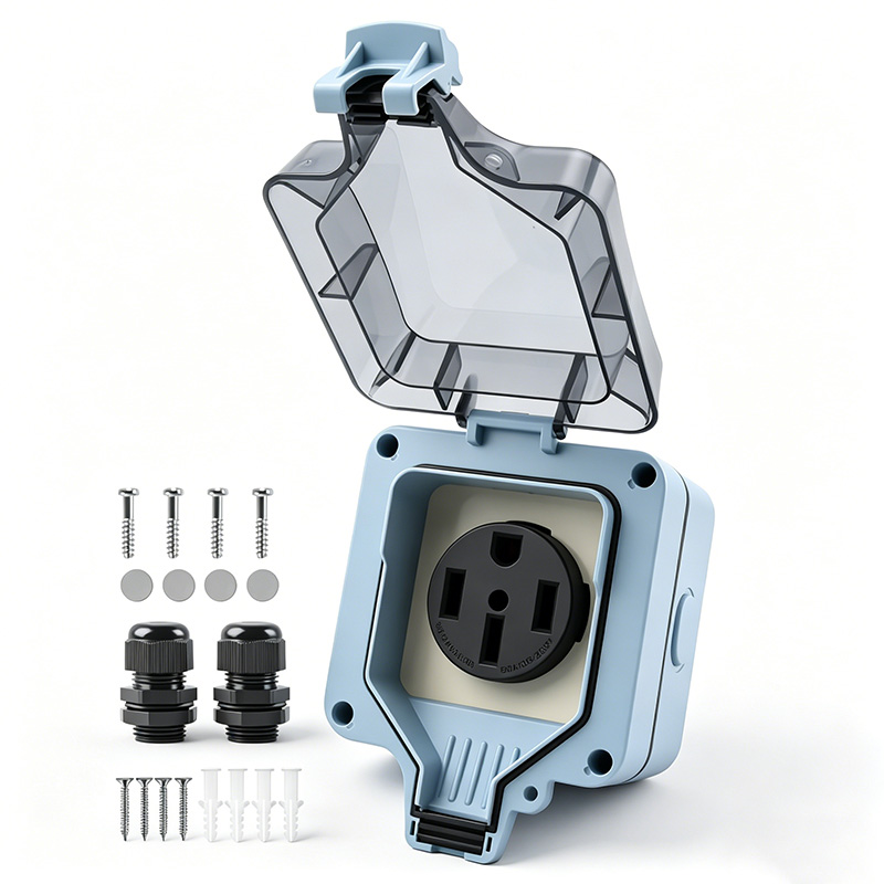 Outdoor Power Outlet Box Water - Outdoor Power Socket Cover ulasan dan harga
