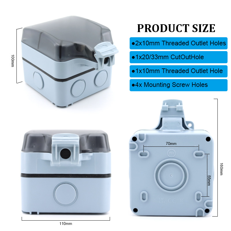 Outdoor Power Outlet Box Water - Outdoor Power Socket Cover ulasan dan harga