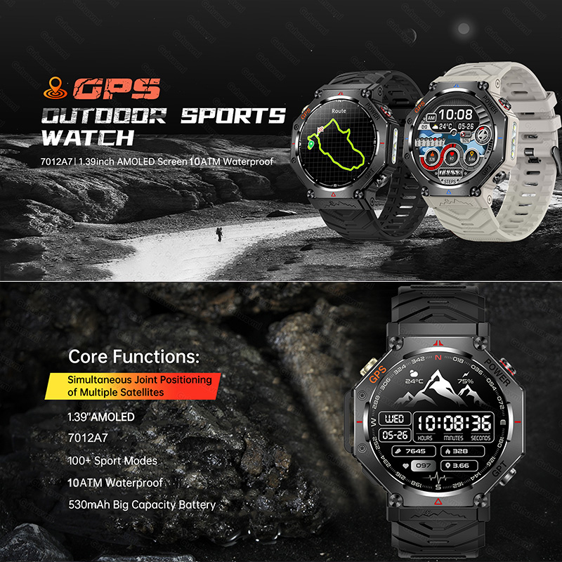 2025 New Outdoor GPS Smart Wat - Outdoor Power Meter Box ulasan dan harga