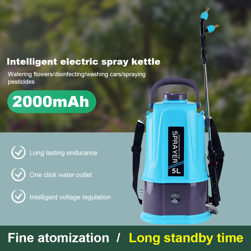 5L Electric Sprayer with 5 Mis - Electric Sprayer Backpack ulasan dan harga