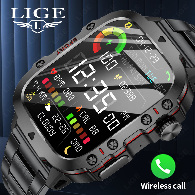 LIGE Outdoor Men's Sports Smar - Outdoor Power Meter Box ulasan dan harga