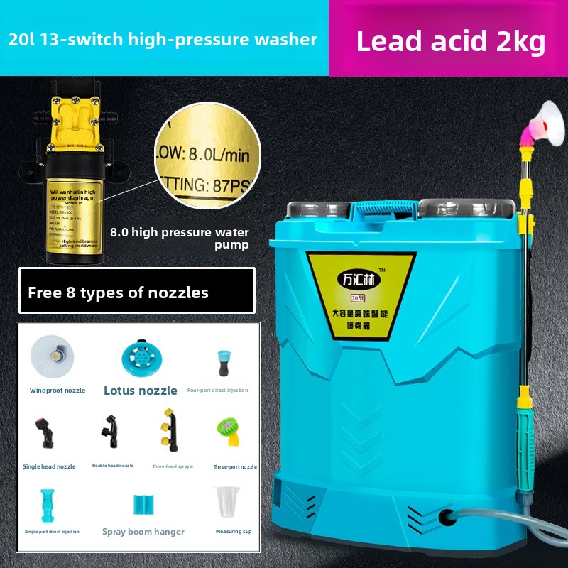 New Dual Lid Three Switch Back - Electric Sprayer Backpack ulasan dan harga